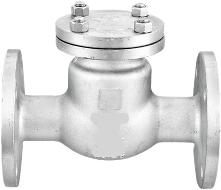 316L Stainless Steel Flange Check Valve H44W-16P - Durable Swing Type One-Way Valve for Threaded Tube Fittings(1-1/2inch)