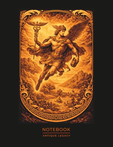 Winged Messenger Notebook – Greek Mythology Art: Symbol of Speed, Travel and Communication Illustration | Divine Courier and Guide Inspired by Ancient ... Dreamers & Creative Minds (Antique Legacy)
