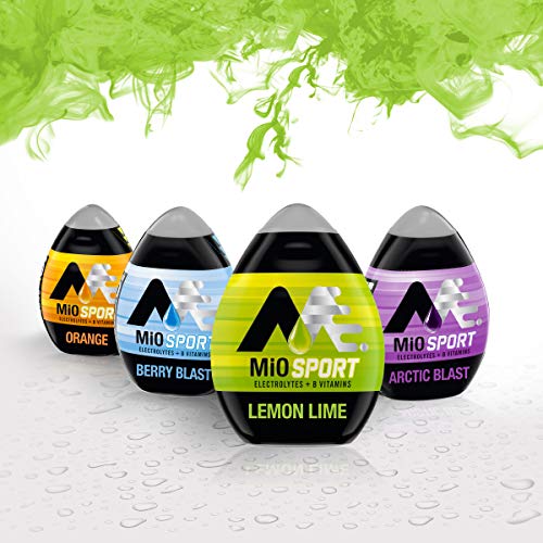 Image of MiO Sport Electrolytes Lemon Lime Naturally Flavored Liquid Water Enhancer 12 Count 1.62 fl oz