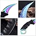 WeTop Karambit Knife Set of 1, Stainless Steel Fixed Blade Tactical Knife with Sheath and Cord Knife CS-GO for Hunting Camping Self Defenses and Field Survival - Random Color