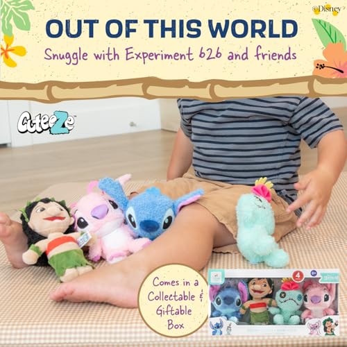 Kids Preferred 52705 Disney Baby Lilo & Stitch 4 Piece Cuteeze Gift Set Plush Collector Set Of Stuffed Animals, Lilo And Stitch Toys thumb #2