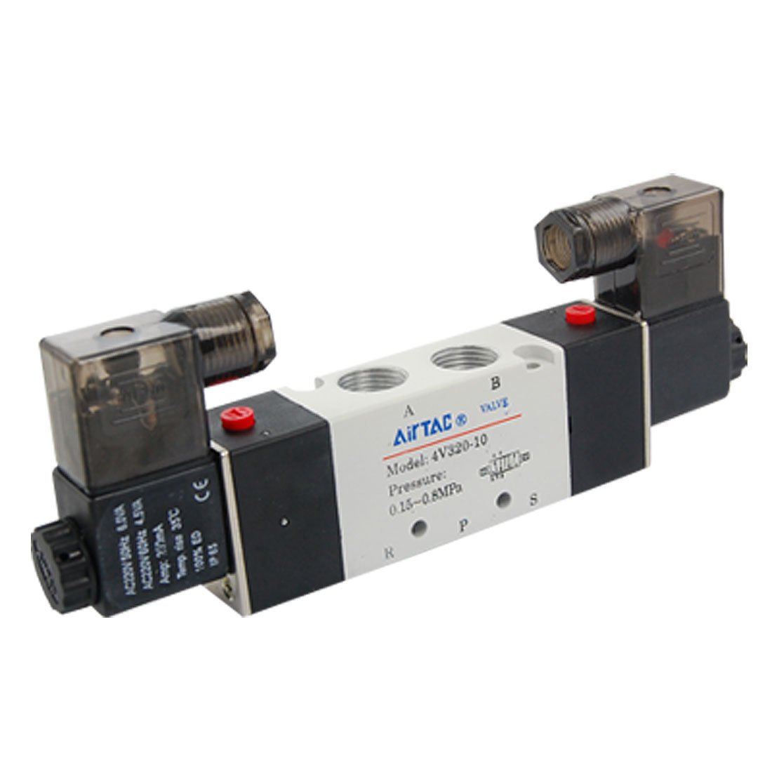 Électrovanne 4V320-10 2 positions 5 voies AC220V de guide intérieur