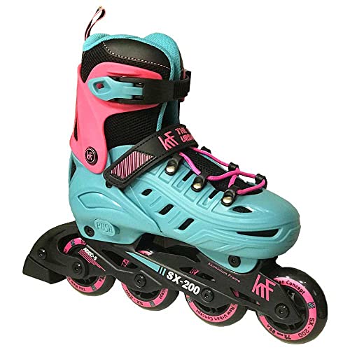 KRF The New Urban Concept KRF Patin FRS SX-200 Rosa/Azul, Adultos Unisex, S (31-34)