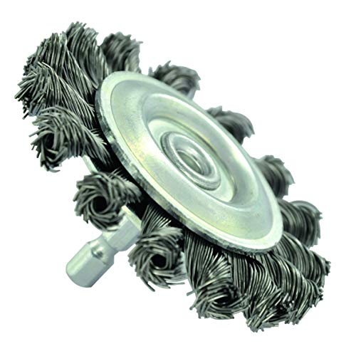 Tivoly XT202520131 Technic Circular Brush Twisted Steel -Hexa 6.35 mm diameter 75 mm, diameter 75mm - Image 4