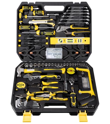 Kit d'outils de mécanicien DOWELL 168 pièces avec clé à douille et boîte