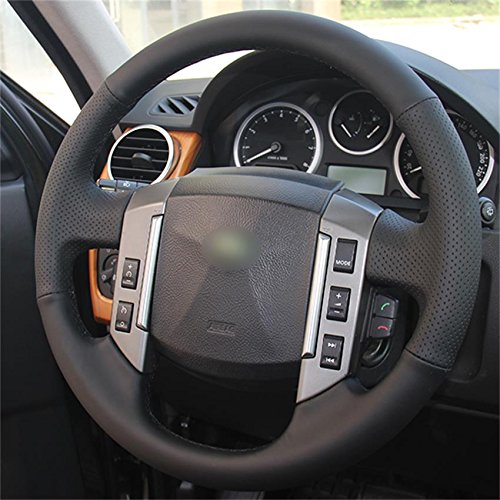 Superior Microfiber Leather Steering Wheel Cover For 2005 2006 2997 2008 2009 Land Rover Lr3 #TOP1