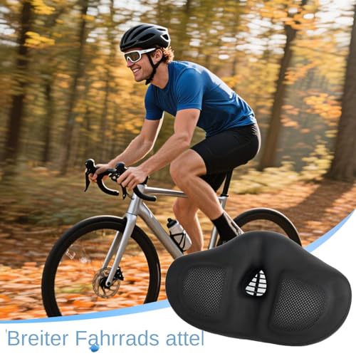 Selle de vélo confortable rembourrée de qualité supérieure pour cyclisme