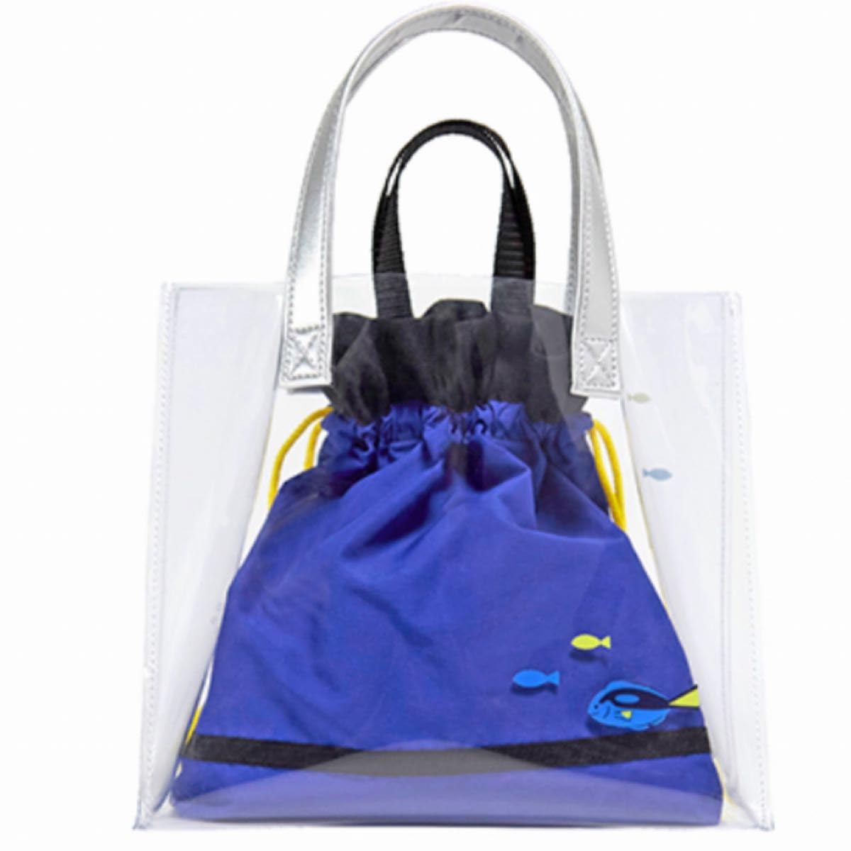 Amazon.co.jp: ファミリア ニフレル コラボ ビニールバッグ 巾着付き