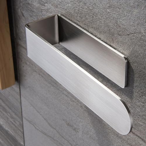 Porte-serviette salle de bain à coller pour optimiser le rangement des douches - 5