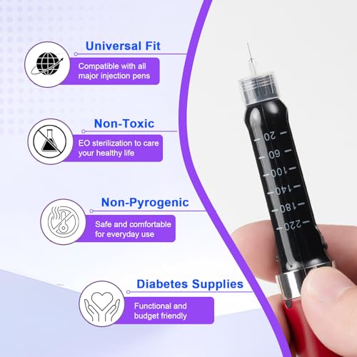 image for Pro Comfort Insulin Pen Needles 33G 6mm (1/4