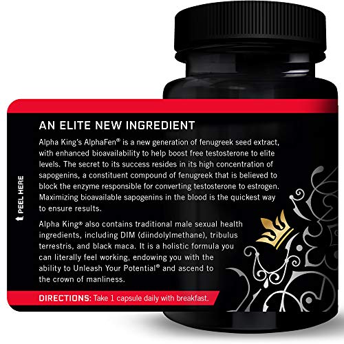 Force Factor Alpha King Testosterone Booster, Increase Passion And Drive, Build Lean Muscle, And Improve Performance - 30 Count #TOP8