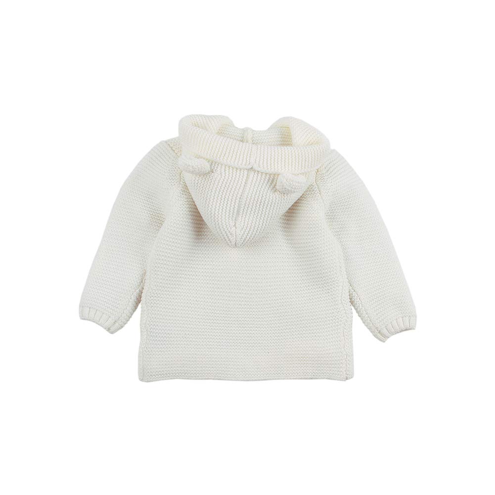 Cardigan bébé Manteaux à Capuchon garçons Filles tricoté Vestes Pull Chaud vêtements d'extérieur
