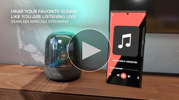 【美品】Harman Kardon Aura Studio 4 Harman Kardon Aura Studio 4 - Bluetooth Home Speaker with