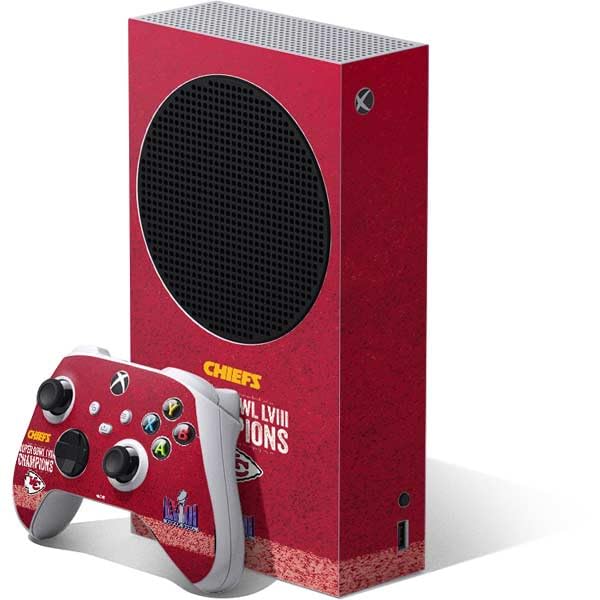 Skinit Decal Gaming Skin Compatible with Xbox Series S Bundle - Officially Licensed NFL Chiefs Super Bowl LVIII Champions Design