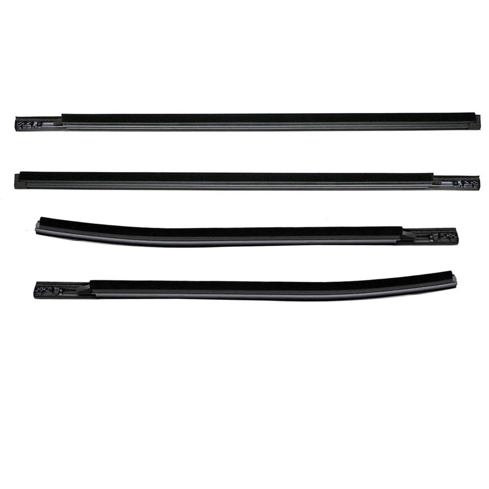 Yuqudgelky One Color 4Pcs Outer Windows Rubber Weatherstrip Door Sealing Belt Moulding Trim For For Ranger For Everest 2013-2022
