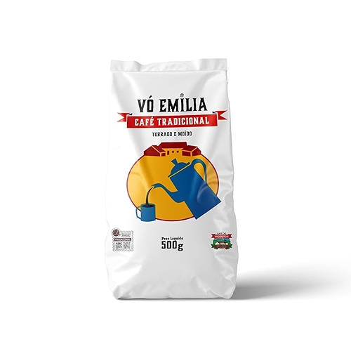 Café Vó Emília Torrado e Moído 500g Café Vó Emília Torrado e Moído 500g