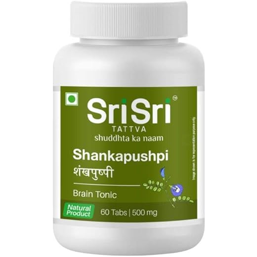 Sri Shankapushpi Tabs 500mg 60 Tabs Pack of 2