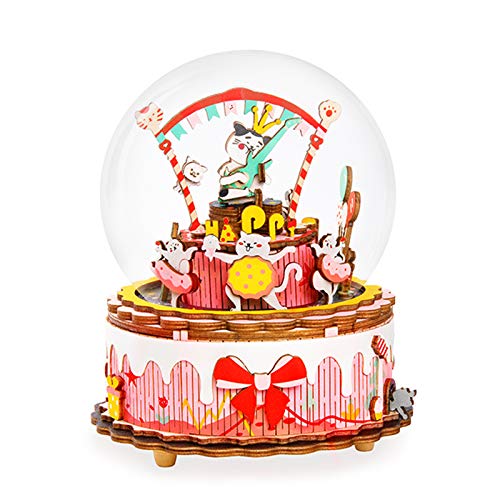 RoWood DIY Music Box Craft Kits - 3D Wooden Puzzle Birthday Gift