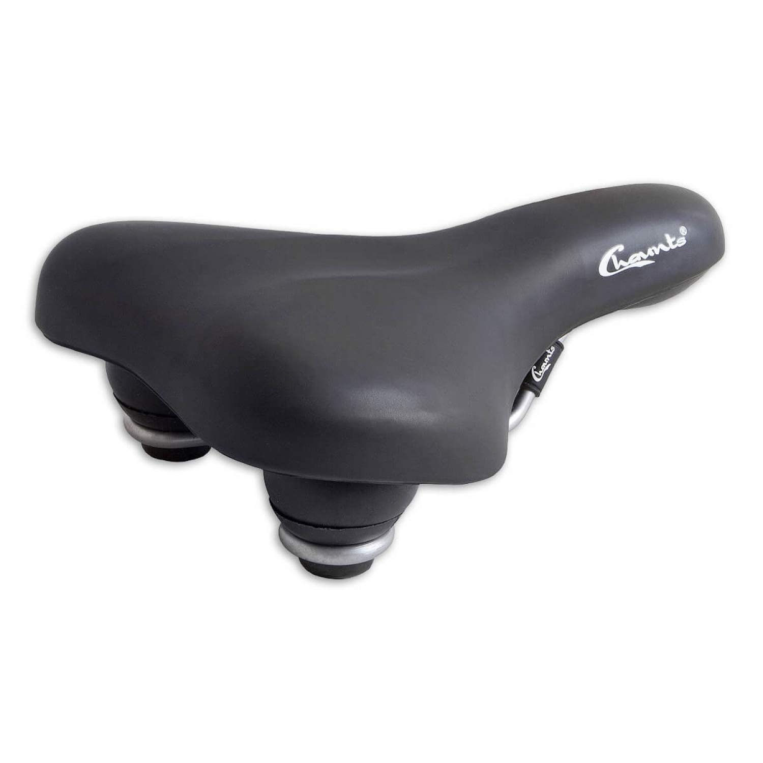 Chaunts Bicycle Gel Saddle - Black, One Size