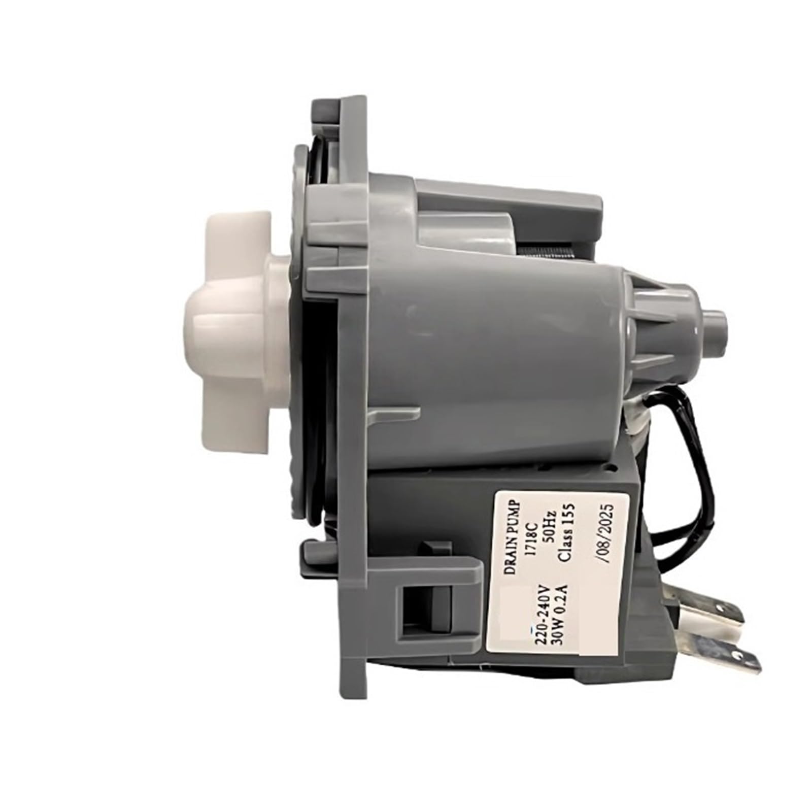 Vurytlanchs One Color Dishwasher Drain Pump Motor 1718C 30W 220-240V 50Hz 17476000007443 Dish Washer Parts，Compatible For Midea