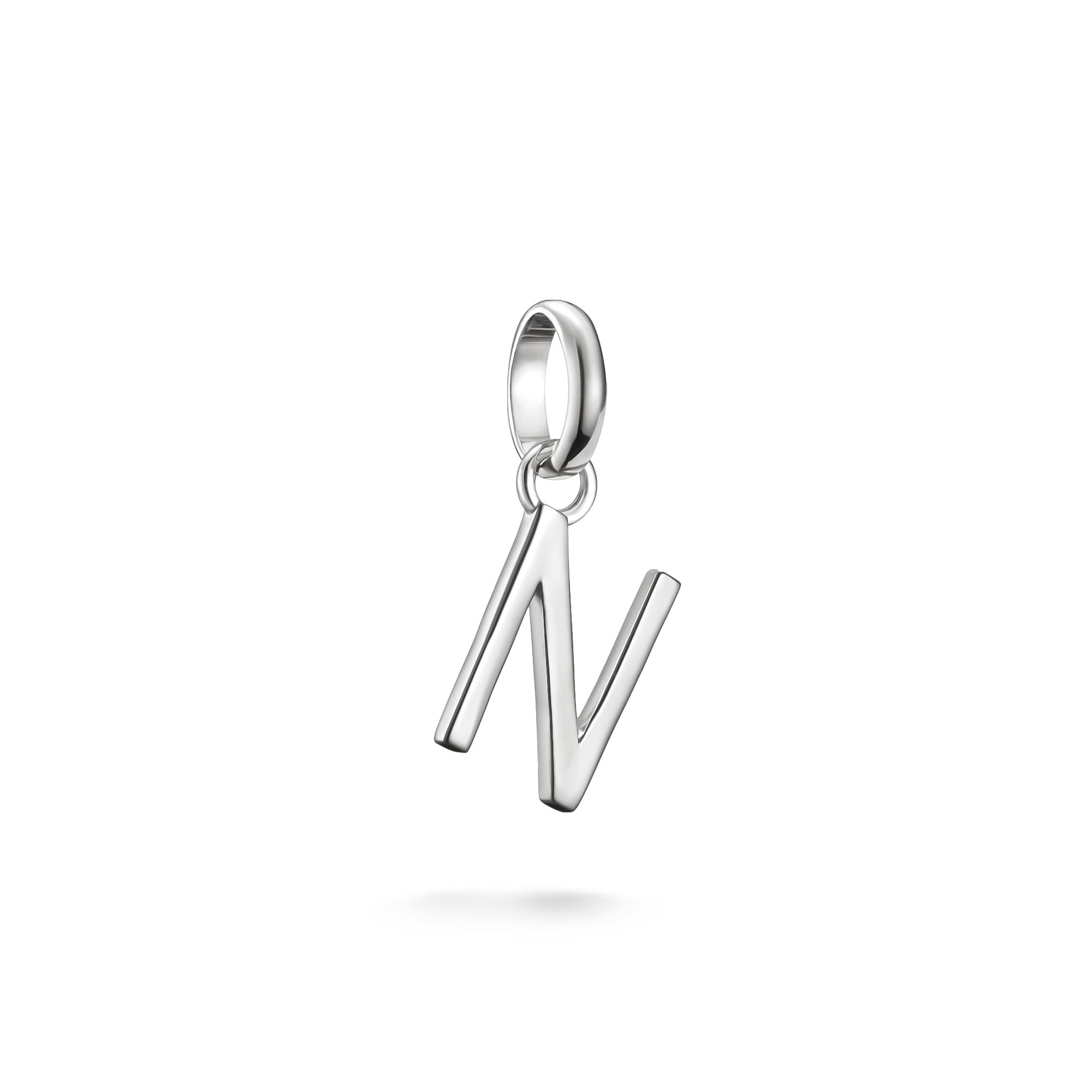 Thomas Sabo Charm Club Charming Connect Women's Silver Sterling Letter N - Sterling