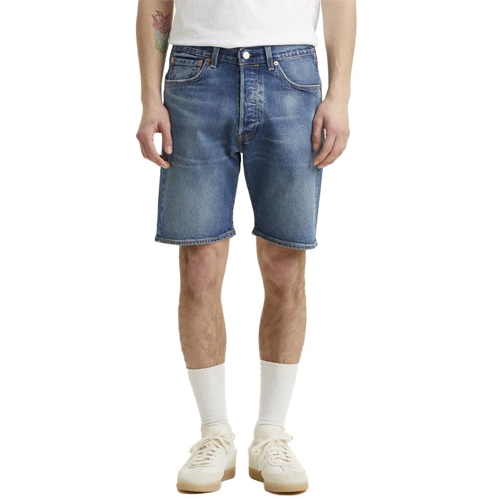 Levi's Men's 501® Original Shorts Denim Shorts, Dark Indigo Worn In, 29W