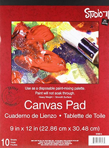 STUDIO 71 ARTIST E5500912 Canvas Pad 9 X 12 in