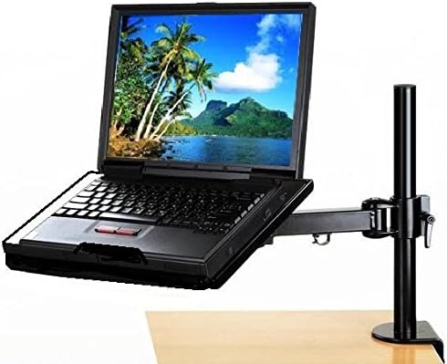 EZM Notebook/Laptop Arm Extenstion Mount Desktop Stand Clamp with Grommet Mount Option (002-0005)