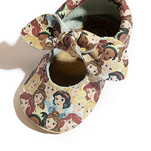 Freshly Picked Soft Sole Knotted Bow Moccasins Disney Princess Squad Size 43