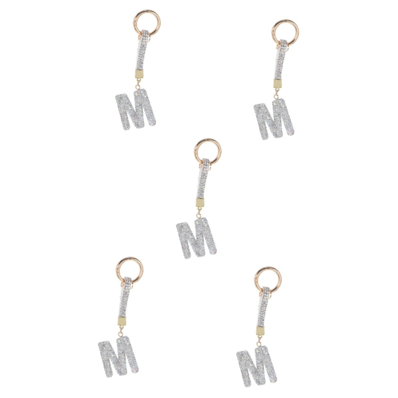 SOIMISS 5st Brief Schlüsselanhänger Buchstaben-schlüsselanhänger Handtaschen-anhänger-charms Alphabet- Taschenanhänger Hängende