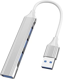 Type-C USB Expansion Dock, USB 3.0 Port Splitter, USB 4 Port Extender, Multiple USB Port, USB 4 in 1 Expansion Dock for Laptop, Flash Drive, Printer, Keyboard, Mouse, Fast Data Transmission