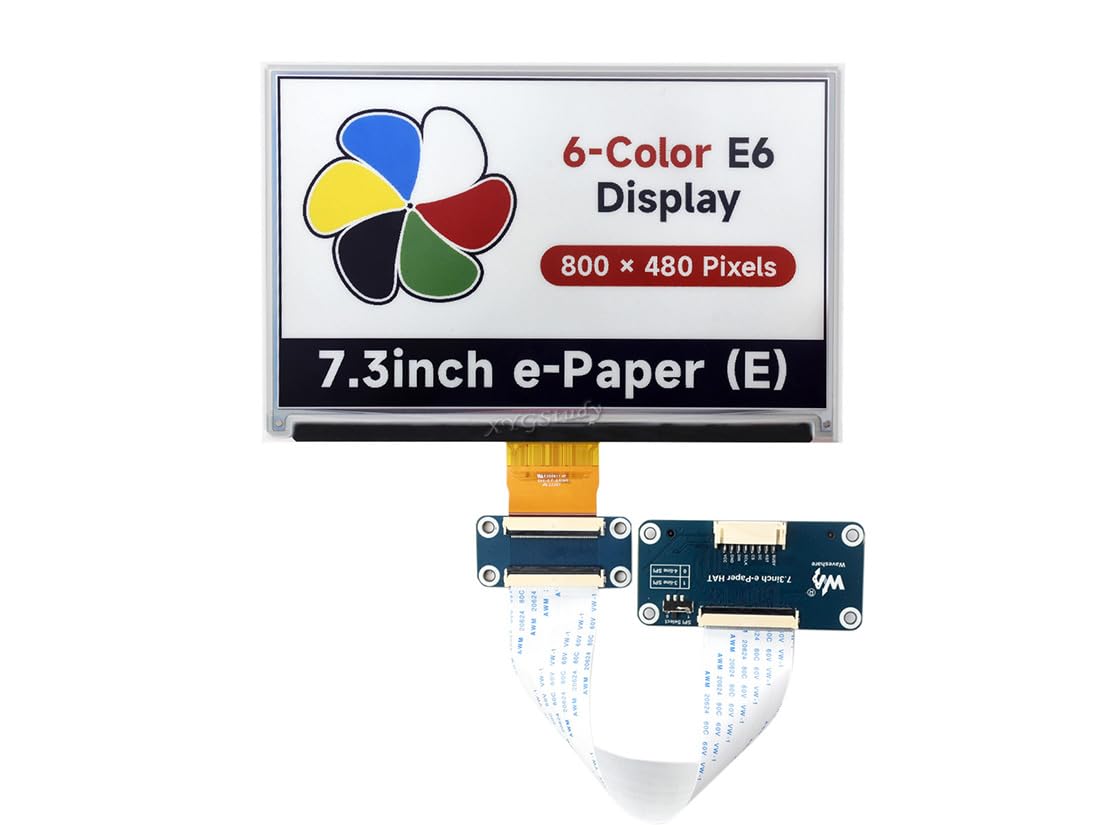 Amazon.com: 7.3inch 6-Color 800×480 E-Paper E-Ink Display for