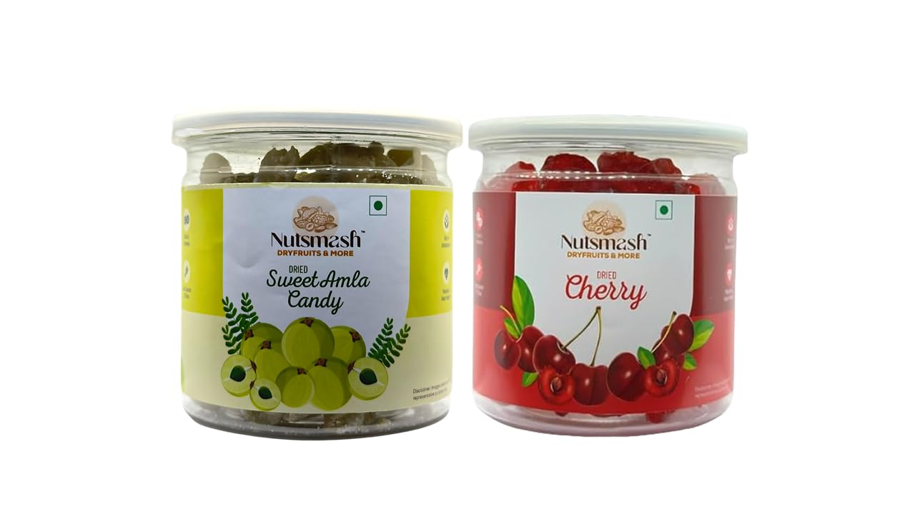 Nutsmash Healthy Dehydrated Fruits Combo of sugar sweet Amla Candy 500G and Flax-500G-image-21