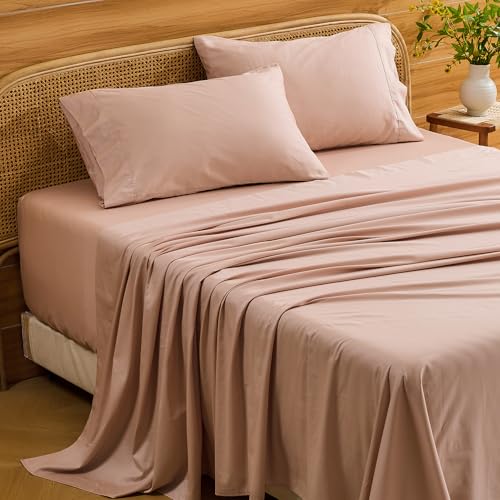 Image of Bedlifes 1000TC Egyptian Cotton Queen Sheets, 4Pcs 18-24 inch Extra Deep Pocket