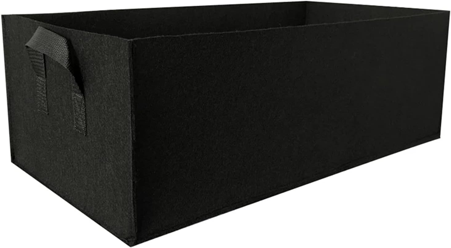 Bolsa De Plantación Rectangle Field Strelling Bag Garden Planting Contenedor Cultivar bolsas Pote transpirable para plantas Nursery Pot para verduras ornamentales Adecuado Para El Cultivo De Hortaliza