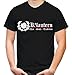 Produktbild Kaiserslautern Ehre & Stolz Männer und Herren T-Shirt | Fussball Ultras Geschenk | M2 FB (M, Schwarz)