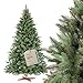 FAIRYTREES Weihnachtsbaum künstlich, Nordmanntanne Premium 180 cm, Naturgetreue Spritzguss Elemente, Made in EU, Künstlicher Weihnachtsbaum mit handgefertigtem Ständer aus Eschenholz Premium günstig Kaufen-FAIRYTREES Weihnachtsbaum künstlich, Nordmanntanne Premium 180 cm, Naturgetreue Spritzguss Elemente, Made in EU, Künstlicher Weihnachtsbaum mit handgefertigtem Ständer aus Eschenholz