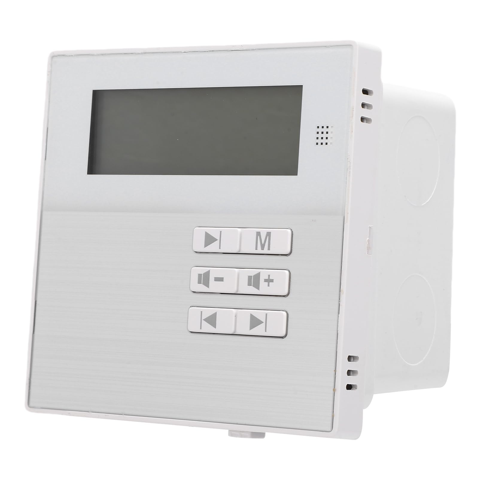 Amplificador De Música para Montaje En Pared, con Bluetooth 5.3, Mando A Distancia por Infrarrojos Inalámbrico, Pantalla LCD De 2,4 Pulgadas, Conexión para 4 Altavoces