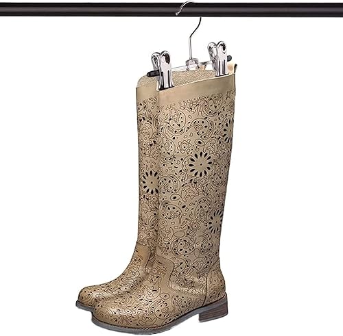 Miniatura 2 de JOINSI Paquete de 10 ganchos para botas para colgar en el armario, ganchos para sombreros, pantalones, toallas, calcetines, bolsos, bolsos, ropa