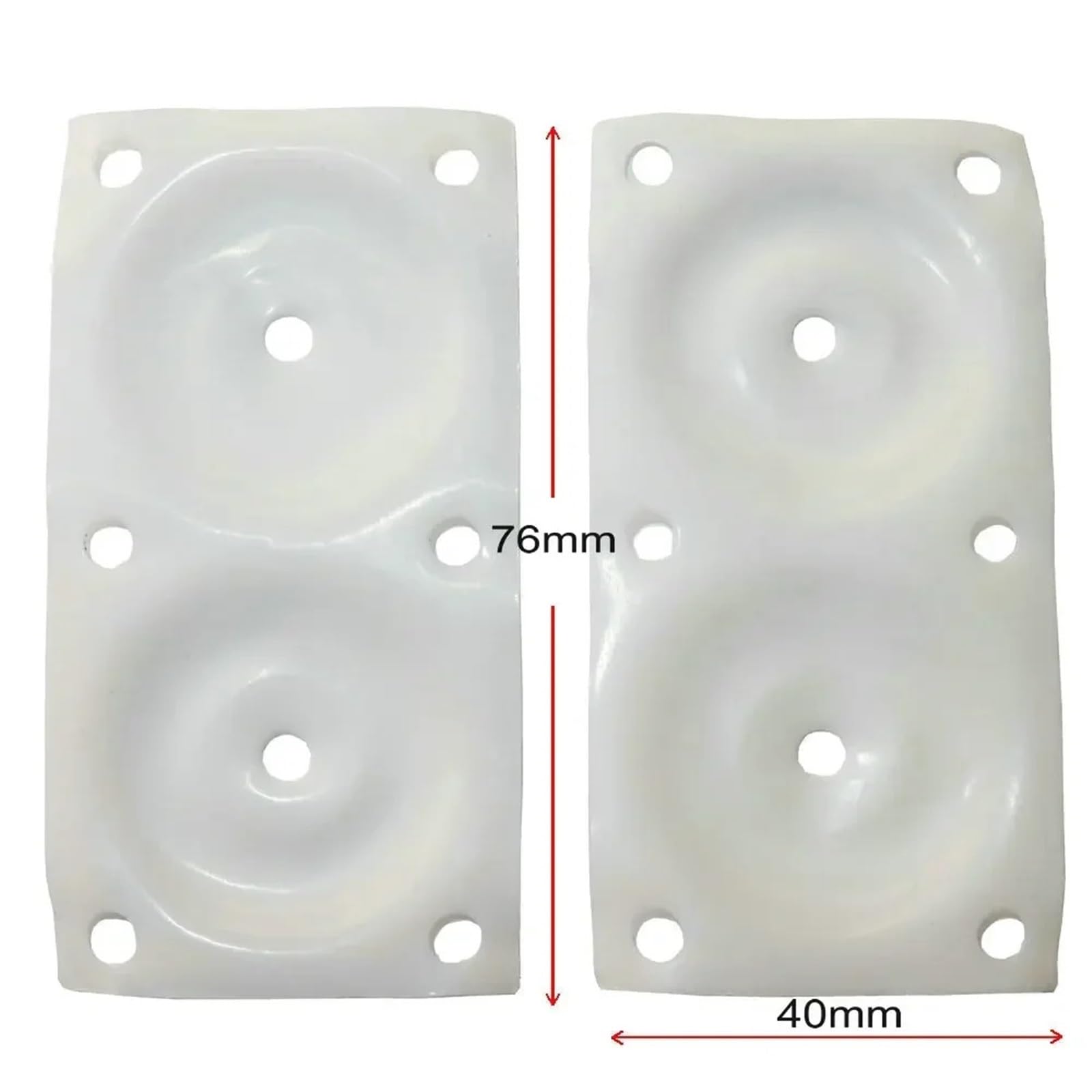 Membrana PTFE do pompy próżniowej SYSTEC - 1 zestaw (2 szt.) - 40 * 76 mm części zamienne