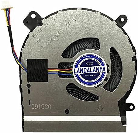 Landalanya Alternative New CPU Cooling Fan for ASUS ROG Strix Scar II Gaming Laptop computer GL504 GL504G GL504GS GL504GM GL504GV GL504GW GL504GV-DS74 GL504GW-DS74 Sequence DFSCK221051820 FK7T DC12V 1A Fan