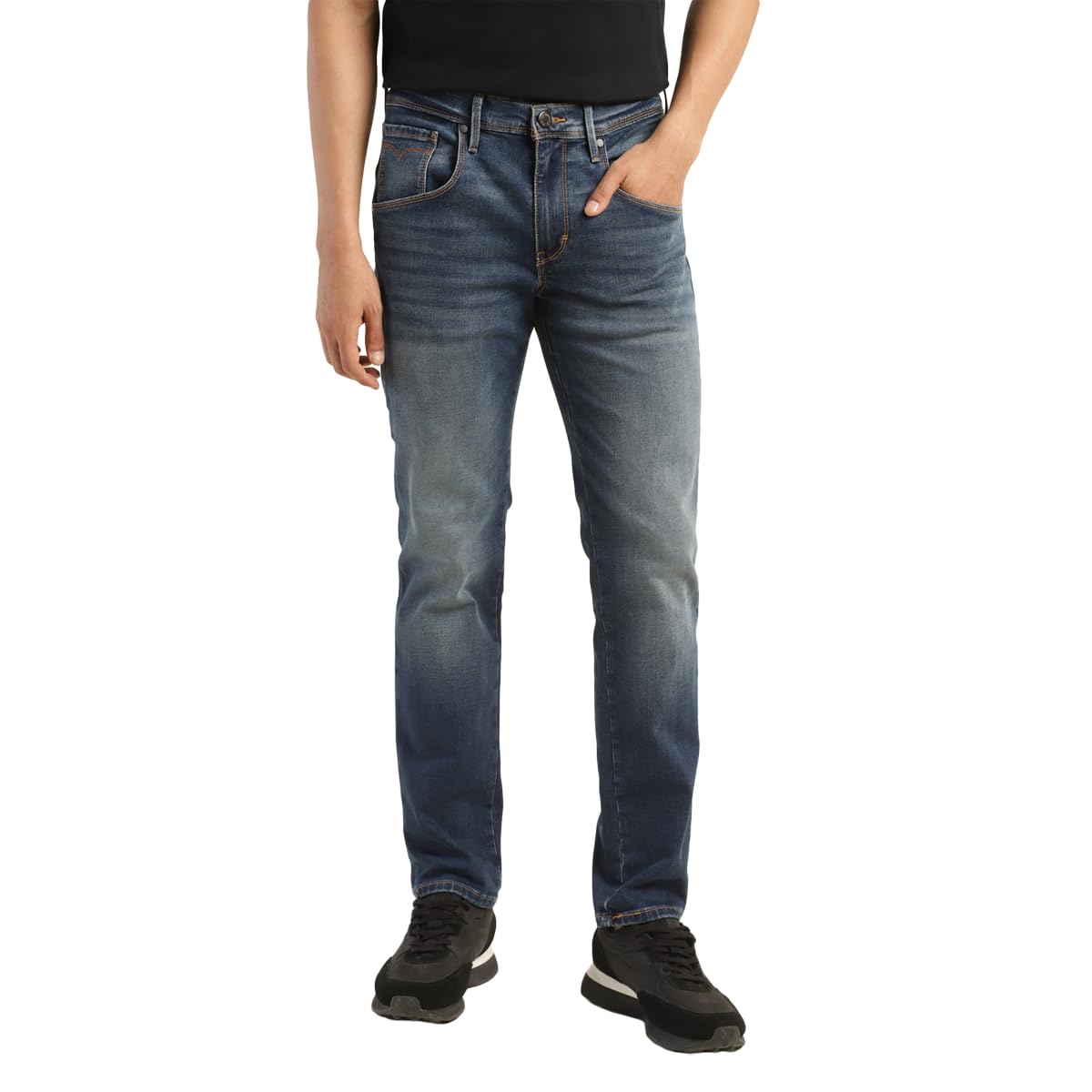 Levi'sMen's 511 Slim Fit Mid Rise Stretchable Jeans