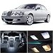 cciyu Replacement fit for Jaguar S-Type 2000-2008 Package Kit White LED Interior Light Accessories Replacement Parts 13 Pack