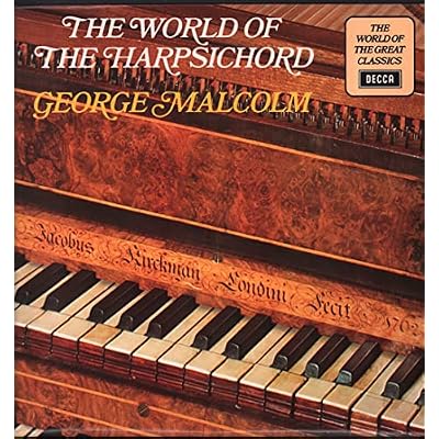 SPA 261 GEORGE MALCOLM World of the Harpsichord LP