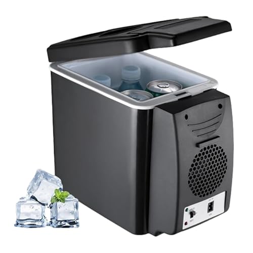 Yobuisg ԍڗ≷ 6/8L ԗp ^ ۉ DC 12V /24V N[[{bNX ~j |[^u RpNg hNz_[t (ubN 6L,24V) [sAi]