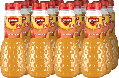 Granini - Néctar de Melocotón a partir de Zumo de melocotón Pack 12 x 330ml Clásicos