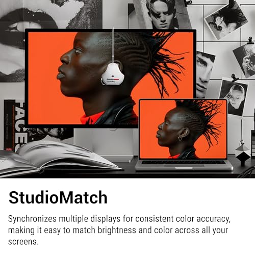 datacolor SpyderPro - Monitor Calibration Up to 12000nits, 3D LUT Capability, Device Preview Plus, Content Credentials (C2PA), and Light Meter Integration