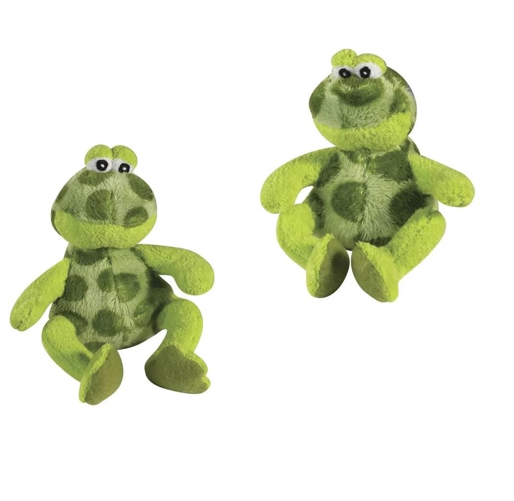 Amazon.com: PUREPET Small Dog Toys Croakers Plush Green Frogs