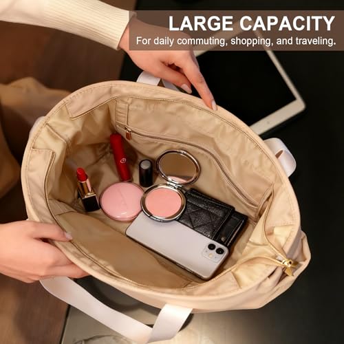 Bolsa tote casual de malla para mujer Lacdo miniatura 4