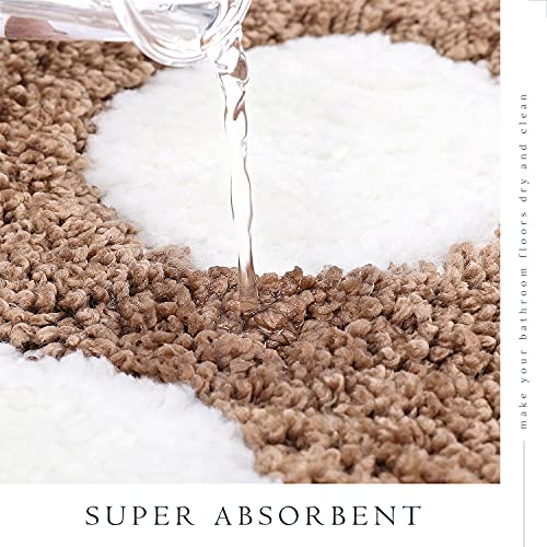 Niedlicher Badteppich Badematte für Badezimmer Rutschhemmender Weicher Badteppich für Duschen Niedlich Plüsch Mikrofaser… – Bild 6